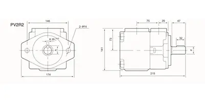High Pressure Fixed Displacement Vane Pump